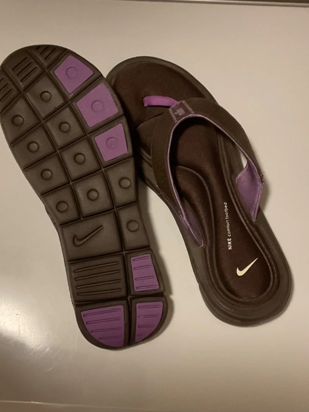 Nike, Brown & Purple, Size 10